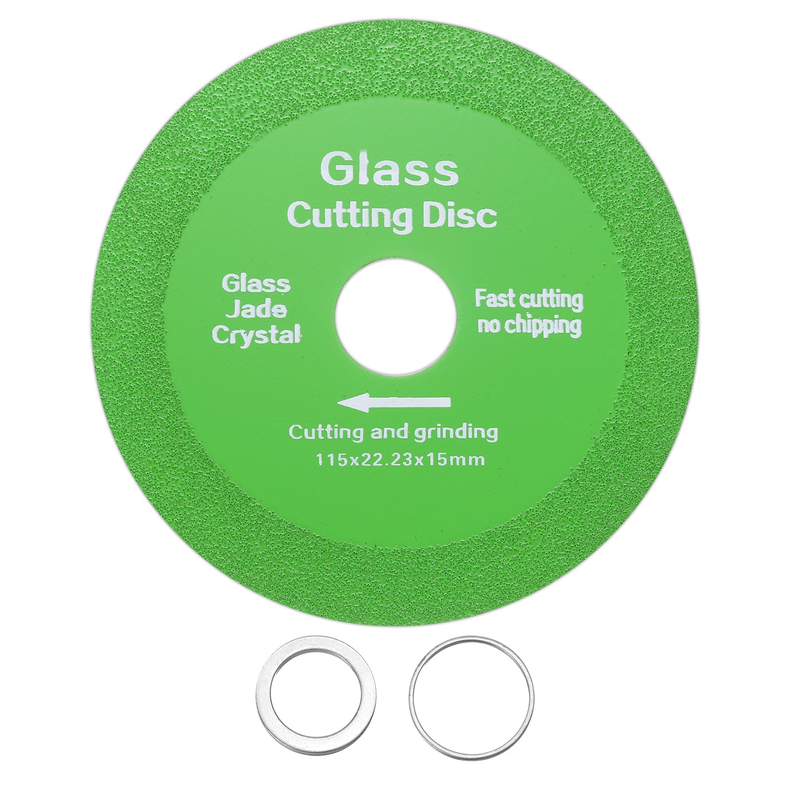 Glass Cutting Disc 4.5 Inch Diamond Cutting Disc with 7/8 Inch Arbor New
