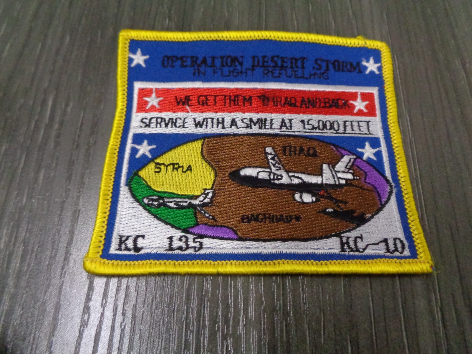 OPERATION DESERT STORM  IN FLIGHT REFULING KC 135 KC 10 LARGE  COLOR NEW