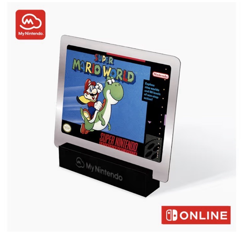 My Nintendo Super Mario World Desktop Metal Display NSO Exclusive SNES Reward