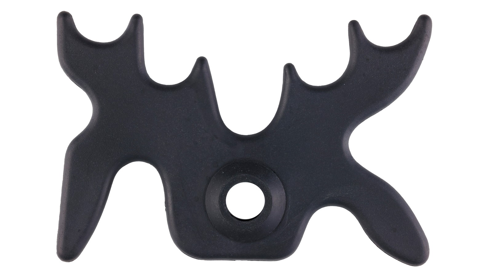 SRS Slip-On Moose Bridge Head Black 1/2 Hole - Fits Most Pool Cue Sticks