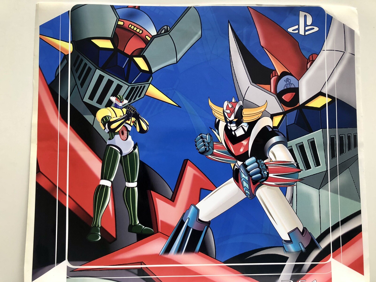ps4 slim skin decal Retro Japanese Anime Mazinger Z Decal Stickers