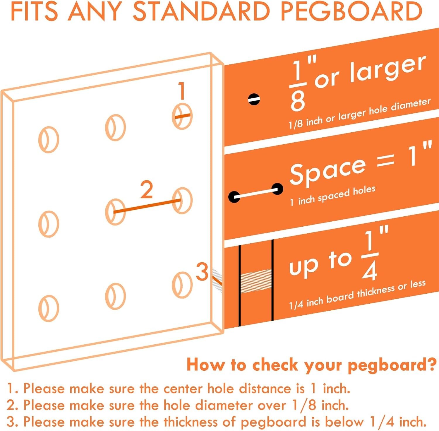 Versatile Pegboard Accessories Set: 18 Techniques for Craft & Tool Organization