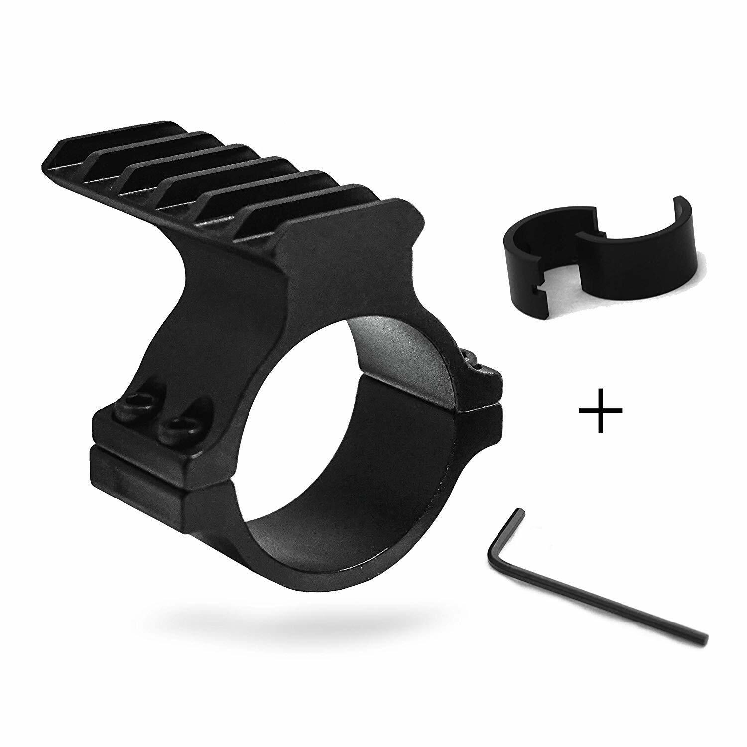 6''Spring Return Hunting Rifle Bipod with Ring Mount/Swivel Adapter/Barrel Mount