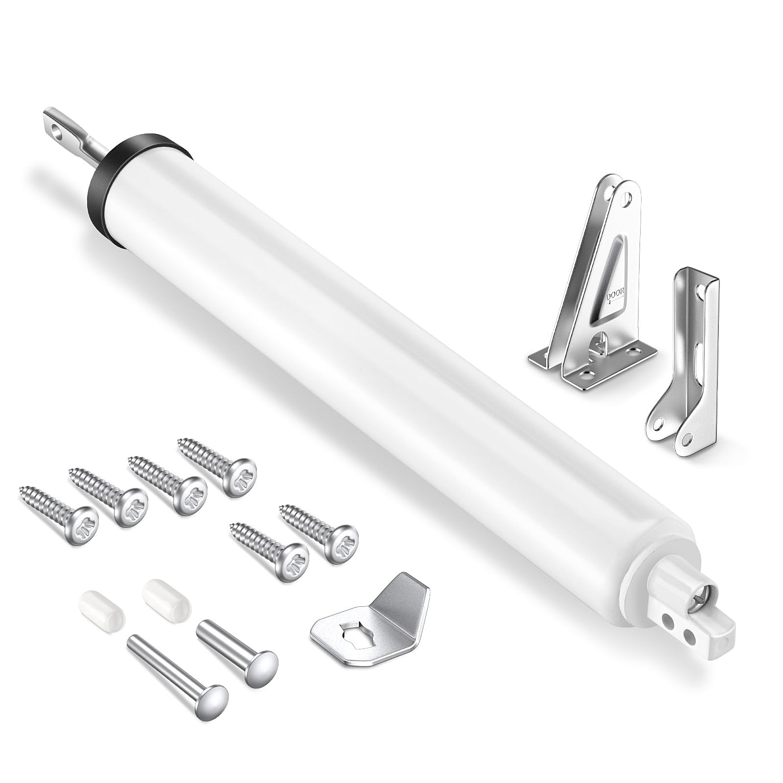 Storm Door Closer, Heavy Duty Pneumatic Screen Door Closer, Adjustable Closing S