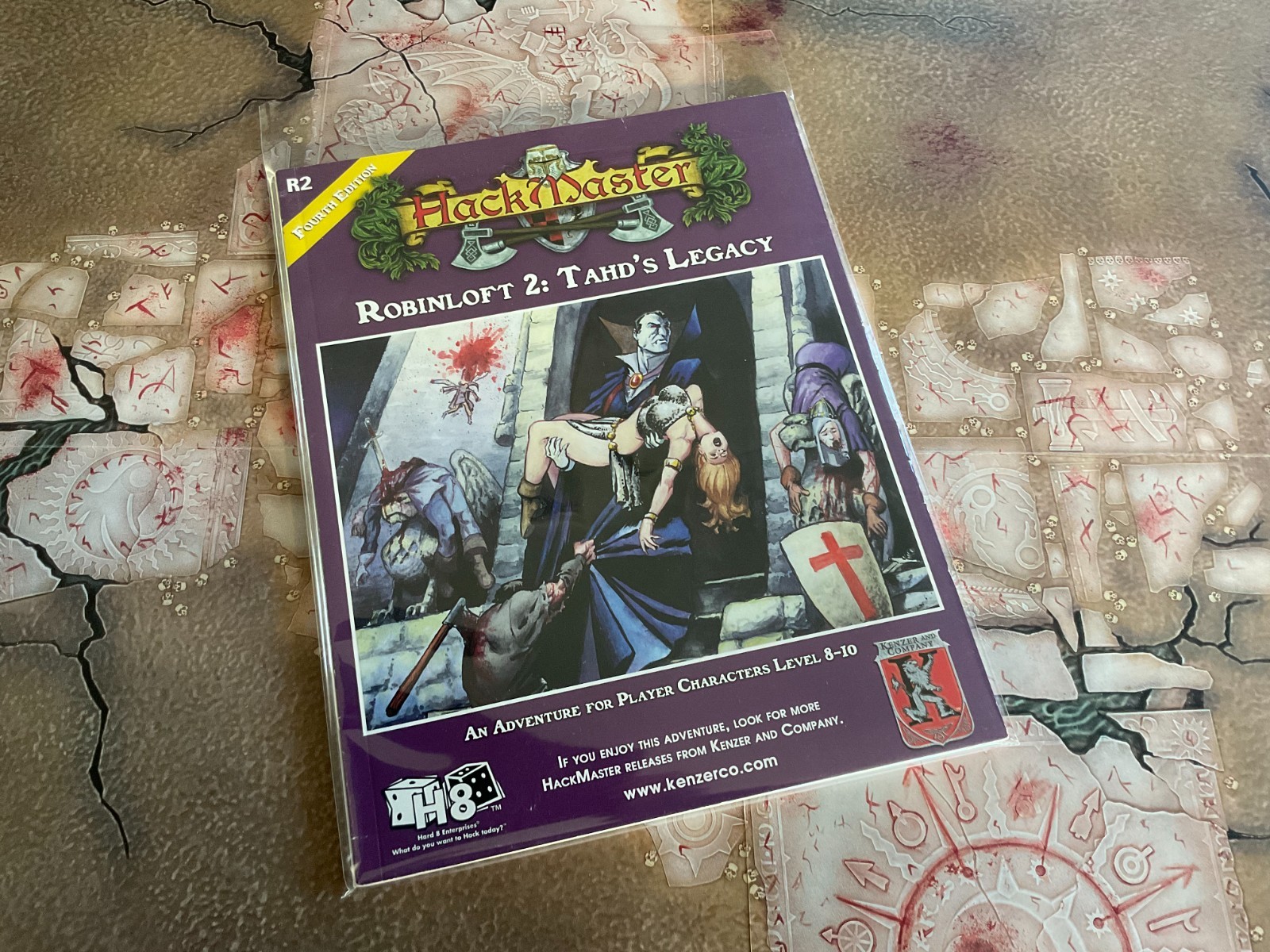 HackMaster RPG 4e R2:  ROBINLOFT 2:  TAHD'S LEGACY Adventure Kenzer & Co.