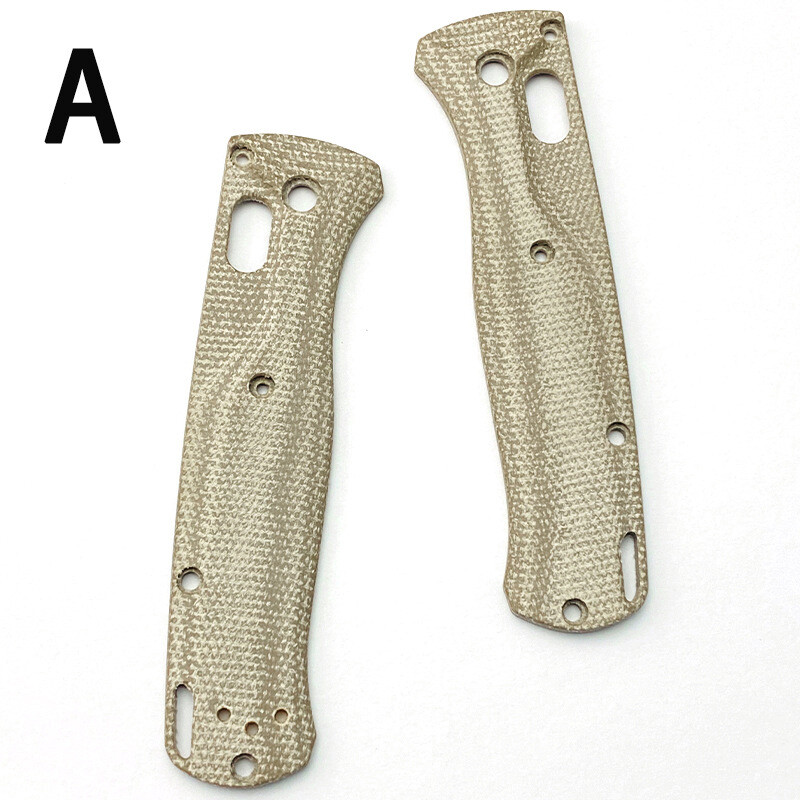 NEW Brushed Custom Knife Handle Micarta Scales Patch For Benchmade Bugout 535