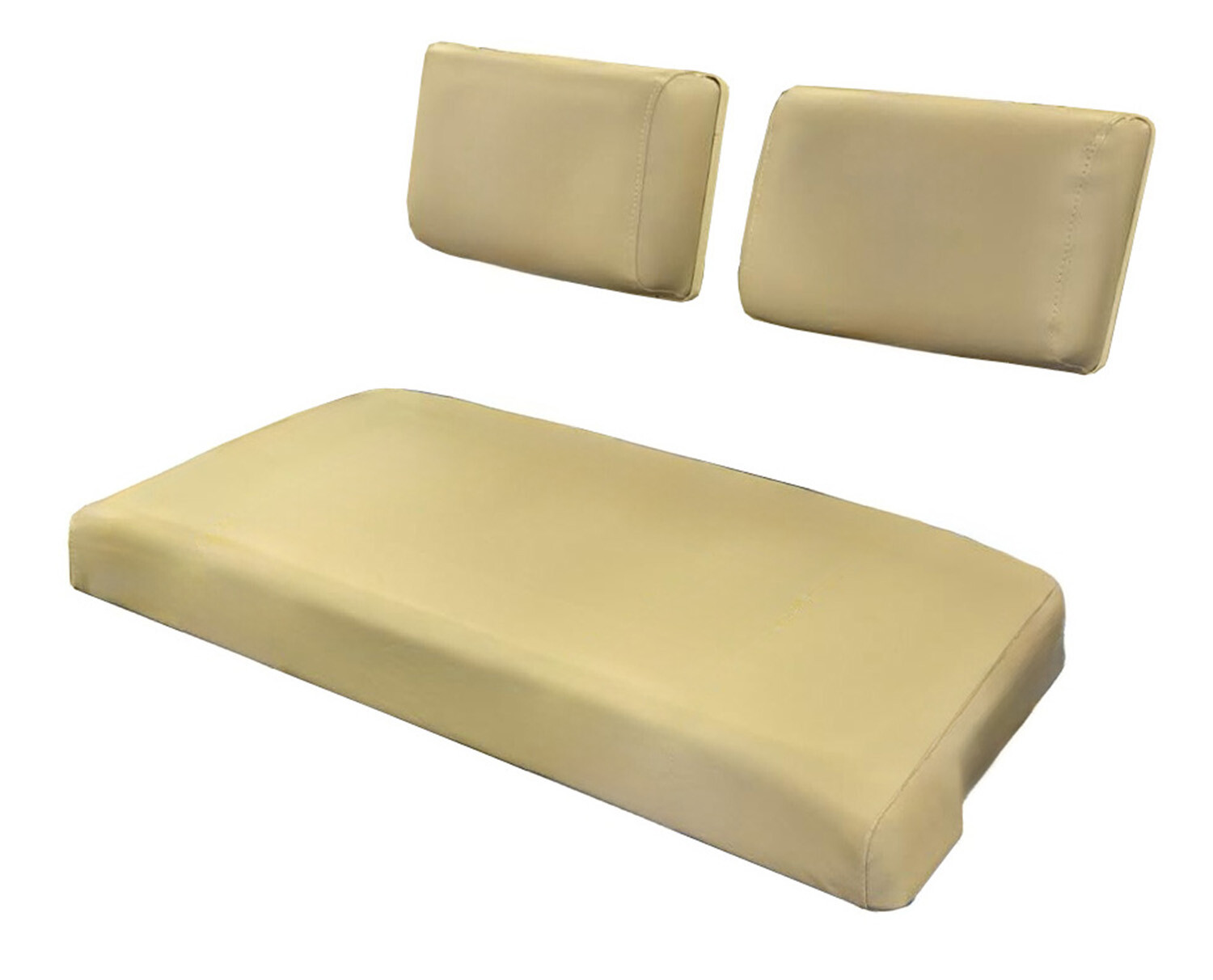 EZ-GO Marathon Staple On(FRONT+REAR COMBO)Golf Cart Front Seat Cover Solid Color
