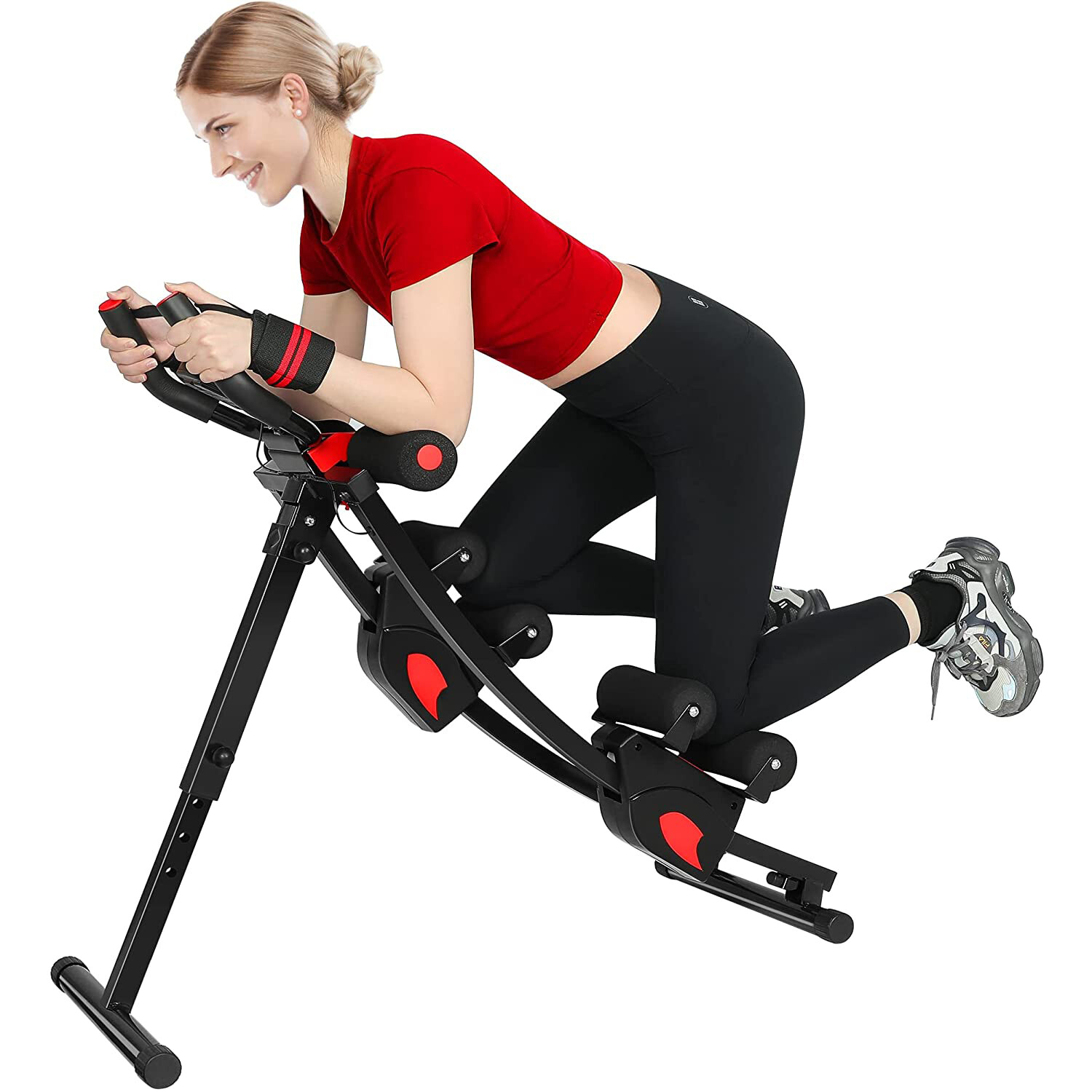 Pre-Owned Ab Workout Equipment Ab Machine Abdominal Exercise Foldable Home Gym