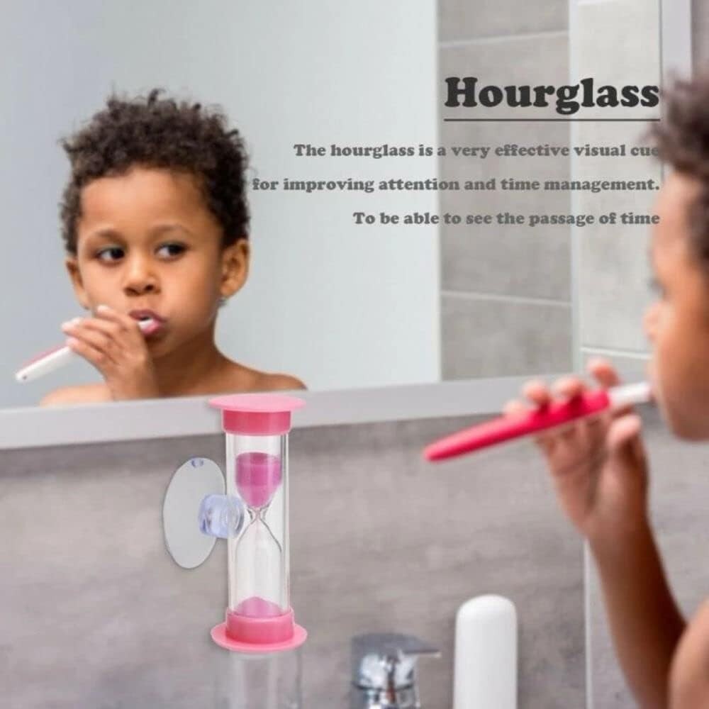 3Pcs Blue Toothbrush Timer for 2mins Sand Clock Timer 2 Minute Sand Timer, Pl...