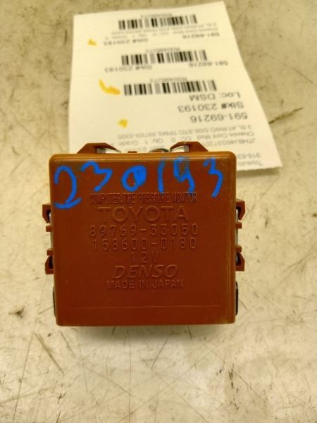 2007 LEXUS ES350 3.5L RWD AT CHASSIS ECM TPMS CONTROL MODULE ASSEMBLY