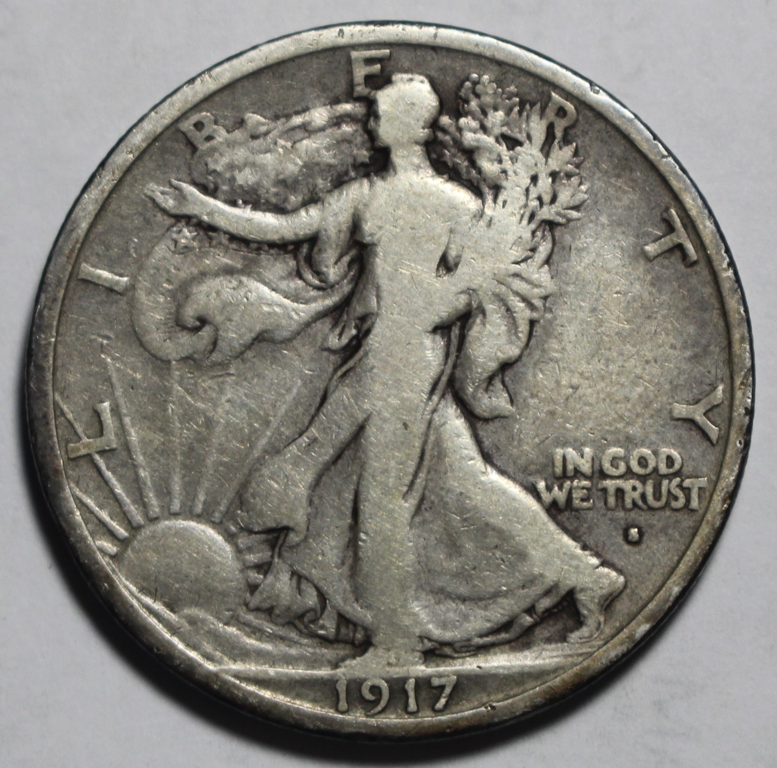 1917 S Obverse Walking Liberty Half Dollar FG417