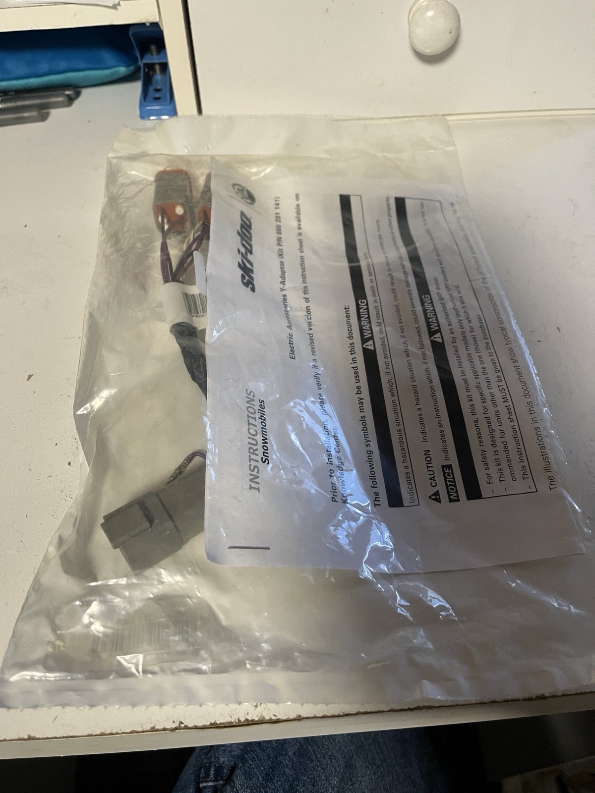 OEM Ski Doo Y Cable 860201141