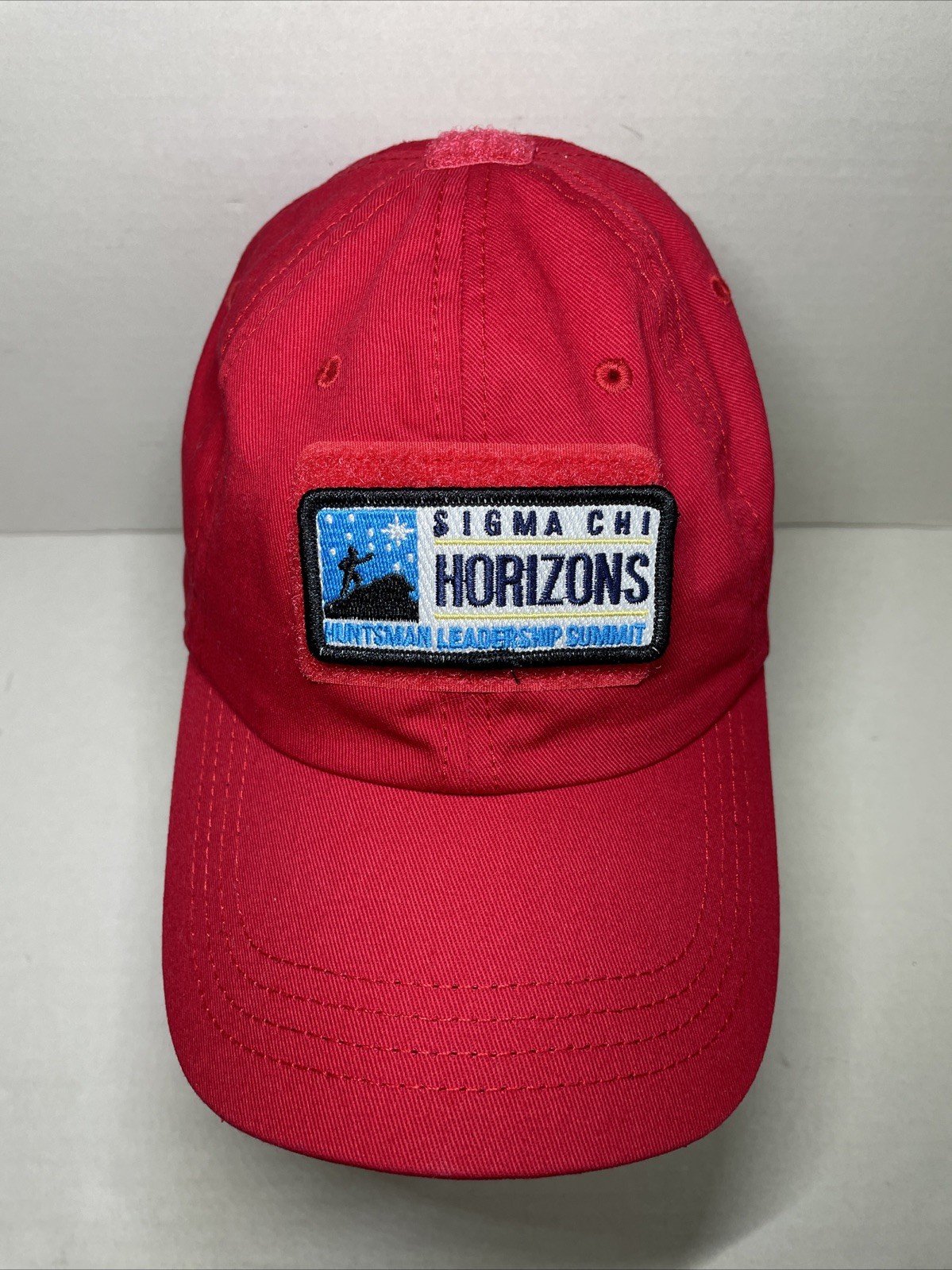 Condor Tactical Hat Red With Huntsman Leadership Summit Patch