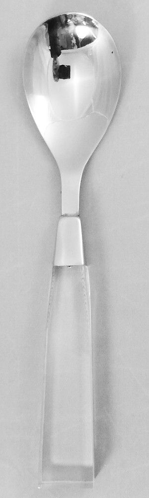 LUCITE CLEAR PLASTIC by Supreme 5 Piece Place Setting NEW NEVER USED made Japan