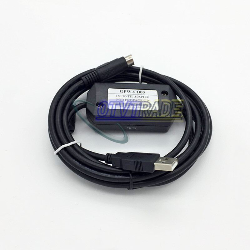 ONE GPW-CB03 PLC Cable for GP Pro-face Download Cable USB To RS232 PLC New