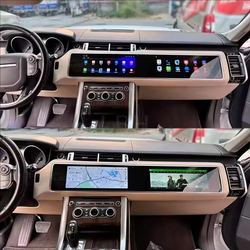 Dual Screen Car Radio For Land Rover Range Rover Sport 2013-2018 Carplay Screen