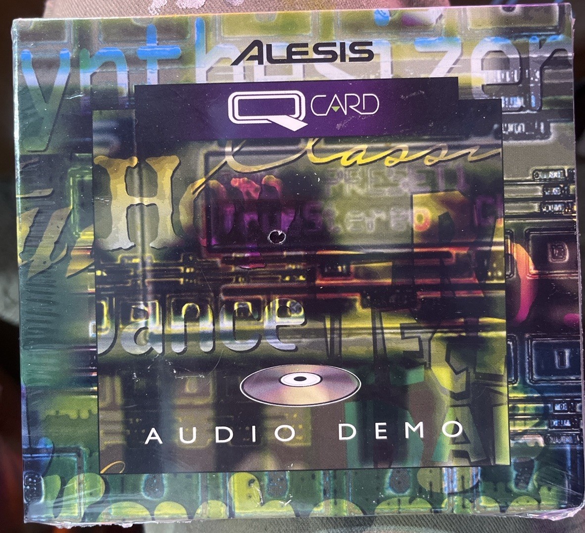 Alesis QCard Audio Demo CD Vintage QS Series Synth Demo Disc 1997 USA
