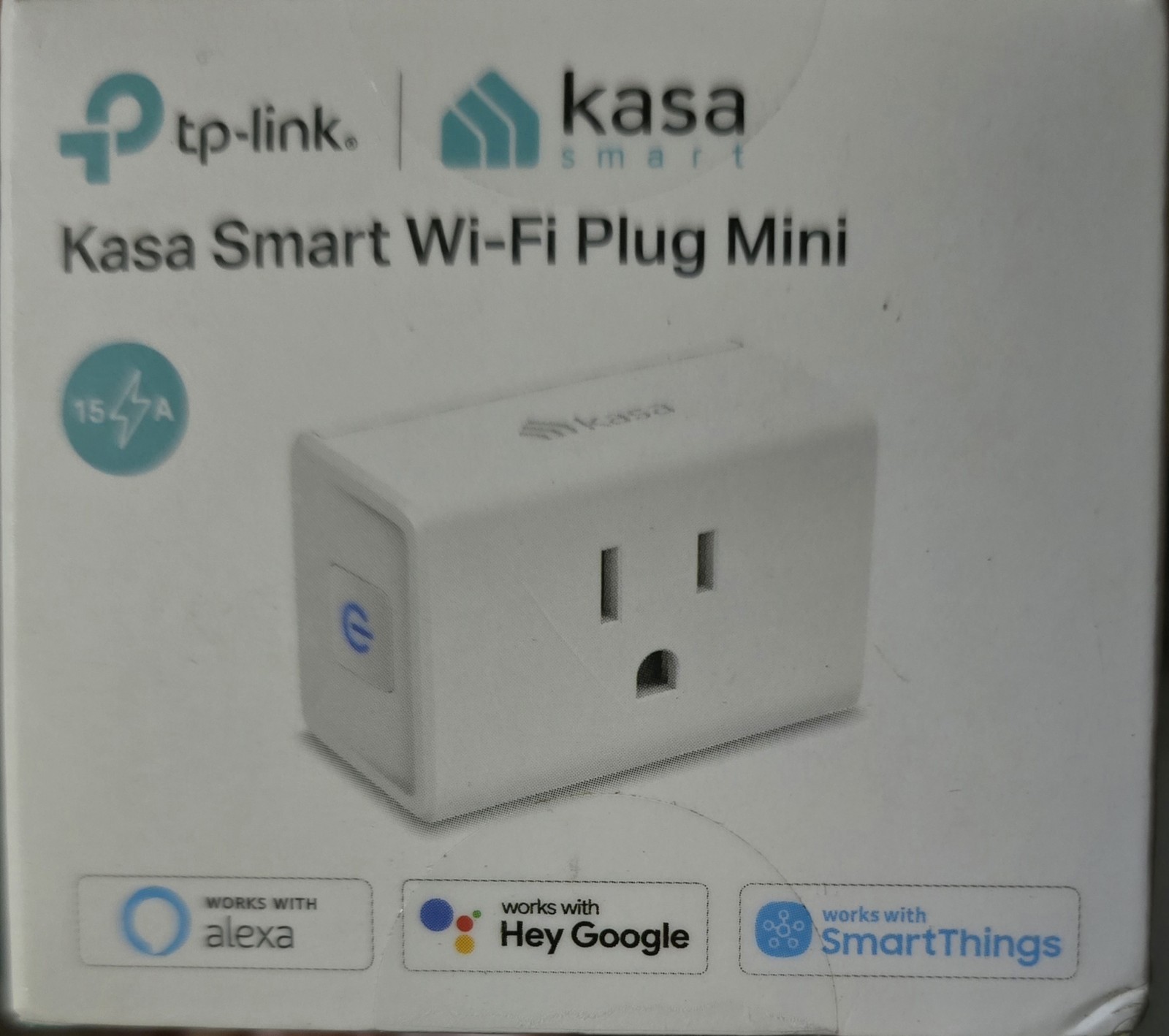 Kasa Smart Plug Ultra Mini 15A, Smart Home Wi-Fi Outlet Works with Alexa, Google