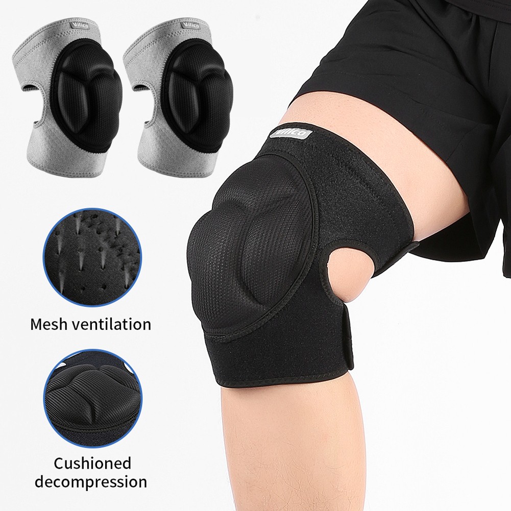 1/2 PCS Knee Pads Basketball Running Sports Knee Protection Anti Slip Knee Pads