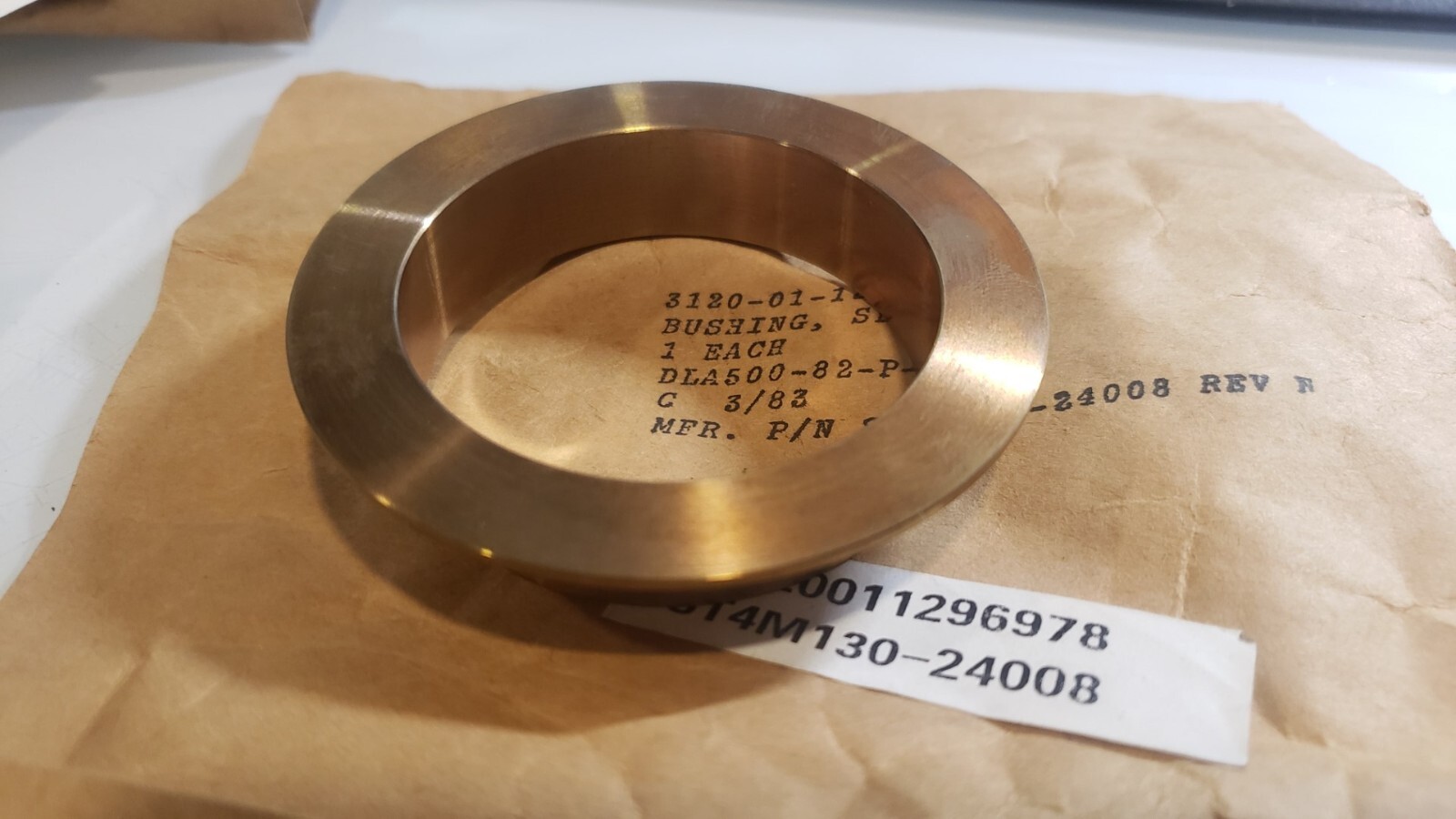 BOEING BUSHING SLEEVE ST4M130-24008 3120-01-129-6978