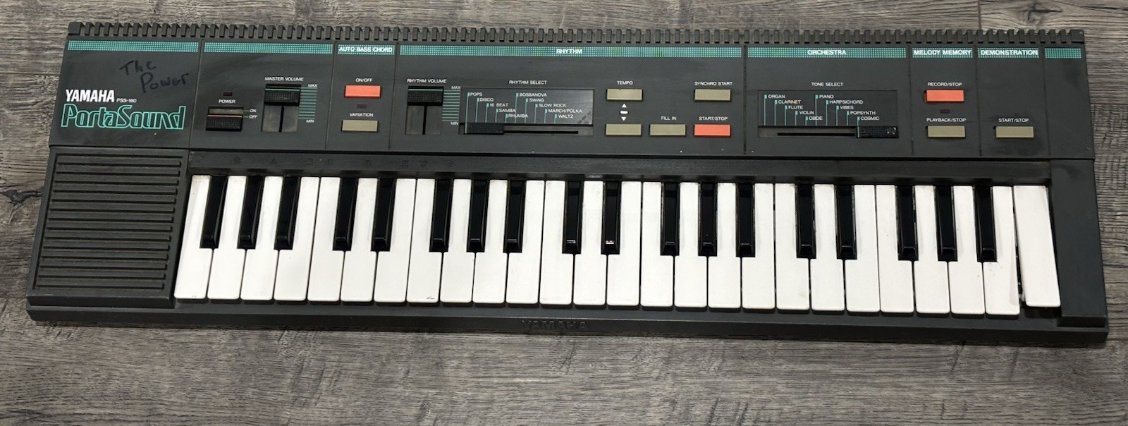 VTG Yamaha PSS-160 Porta Sound Keyboard Parts Only Doesn’t Power On