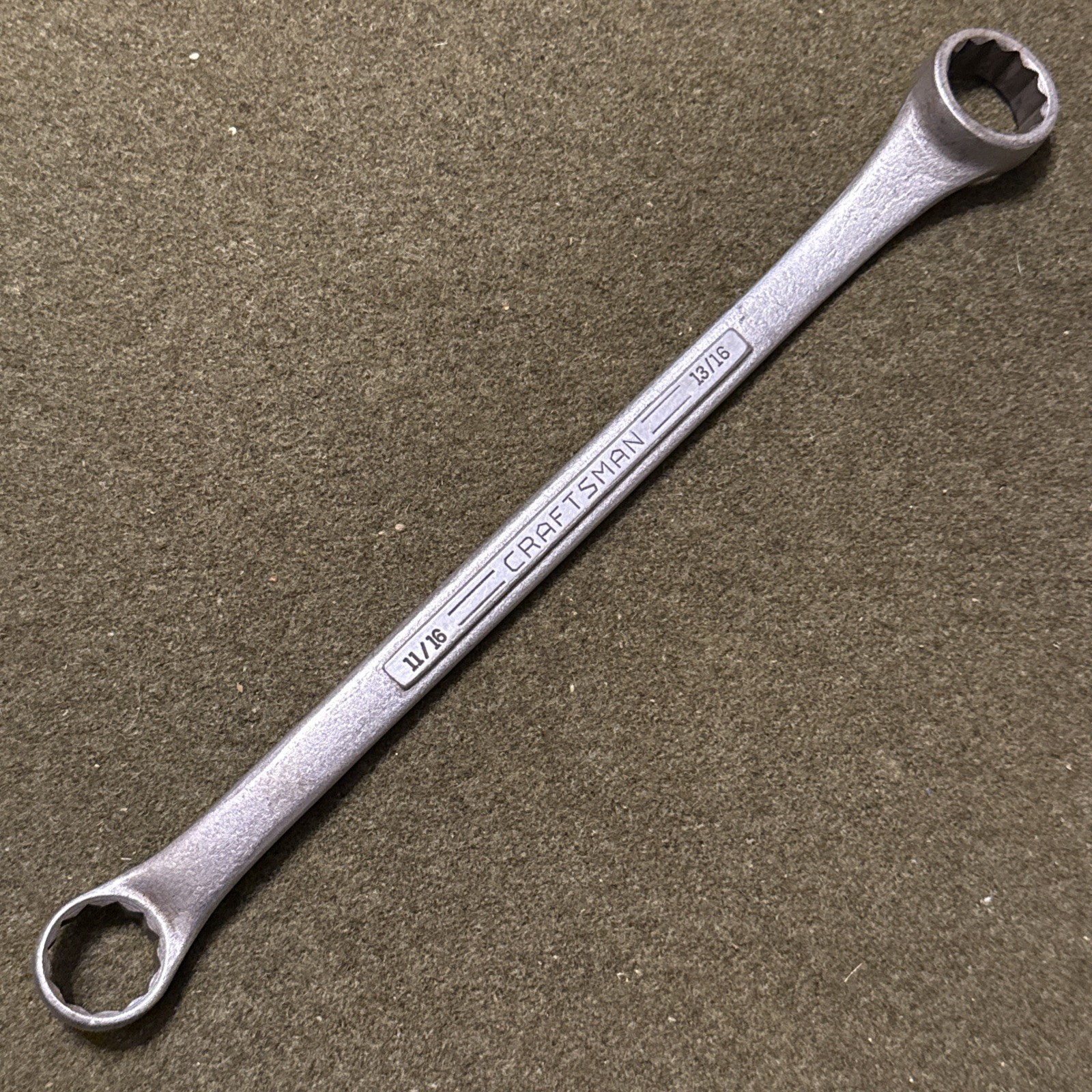 Vintage Craftsman =V= 11/16” 13/16” Box Wrench USA 🇺🇸 Excellent