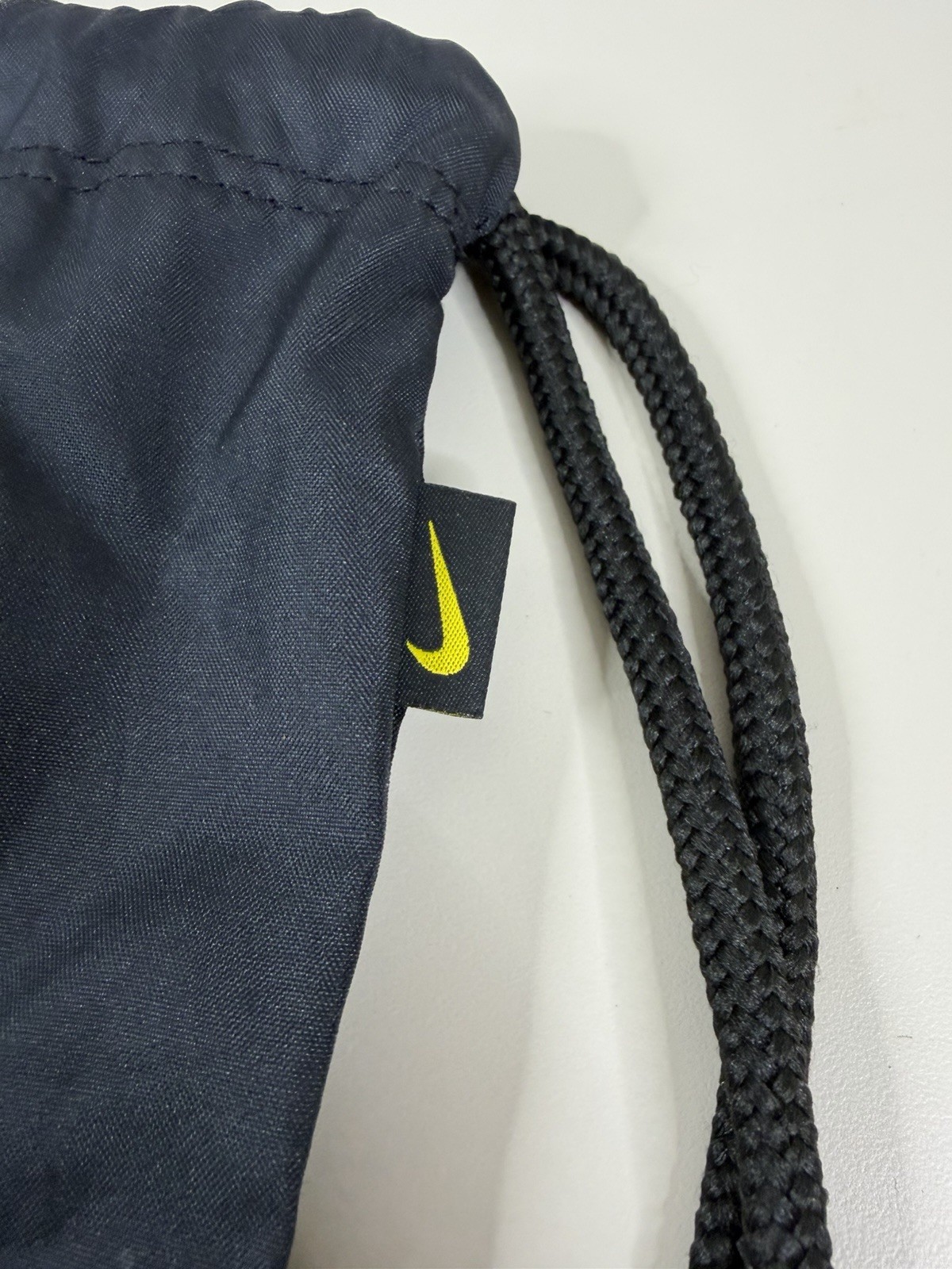 Nike Bag Drawstring Unisex 12x16 Cinch AF1 Just do it Sneaker Appears Unused EUC