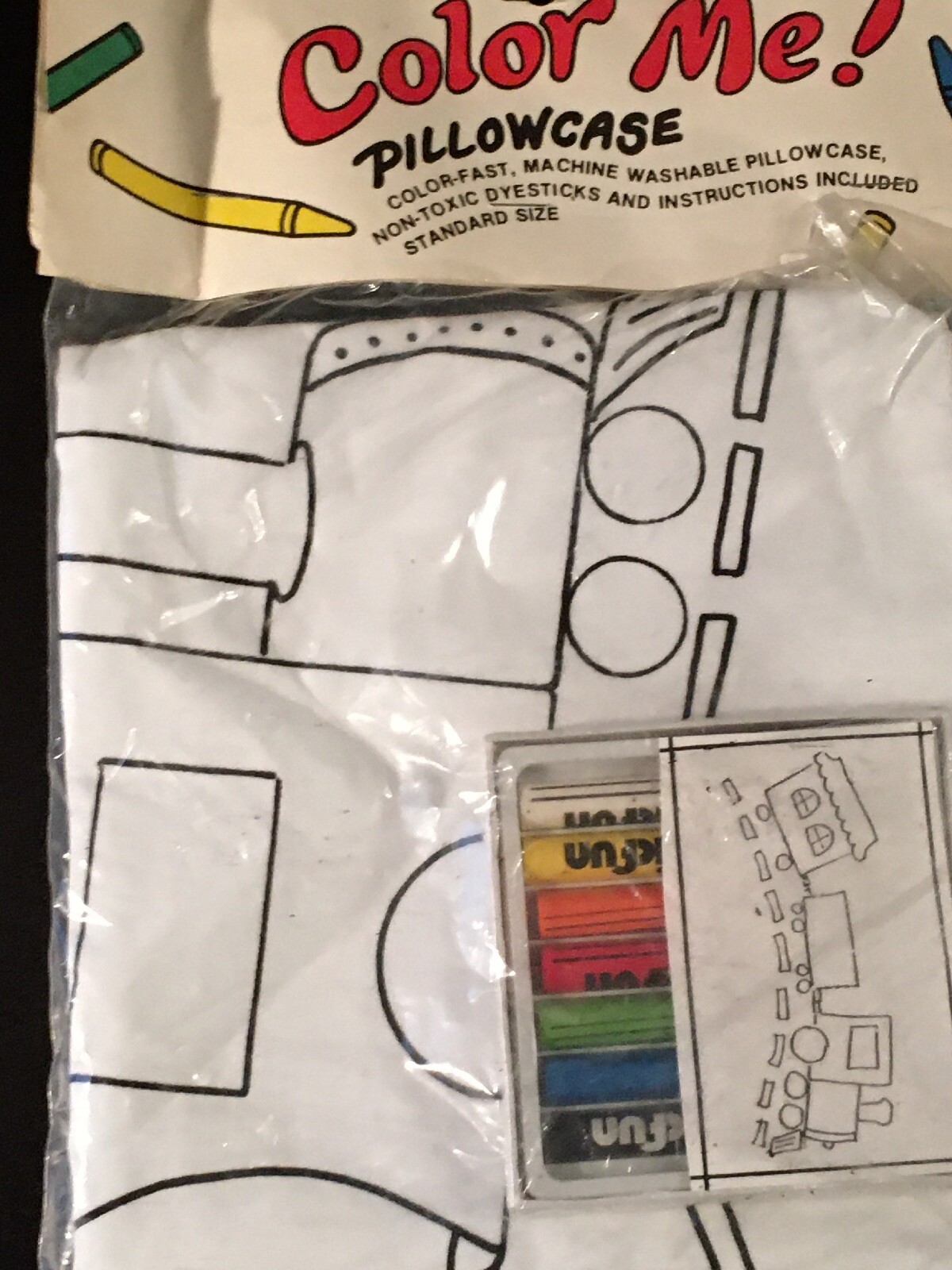 Color Me! Pillowcase, Train
