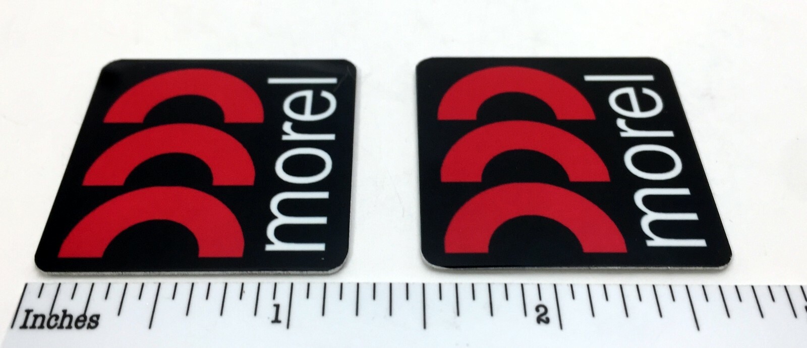 Morel Speakers Custom Badge Aluminum Pair
