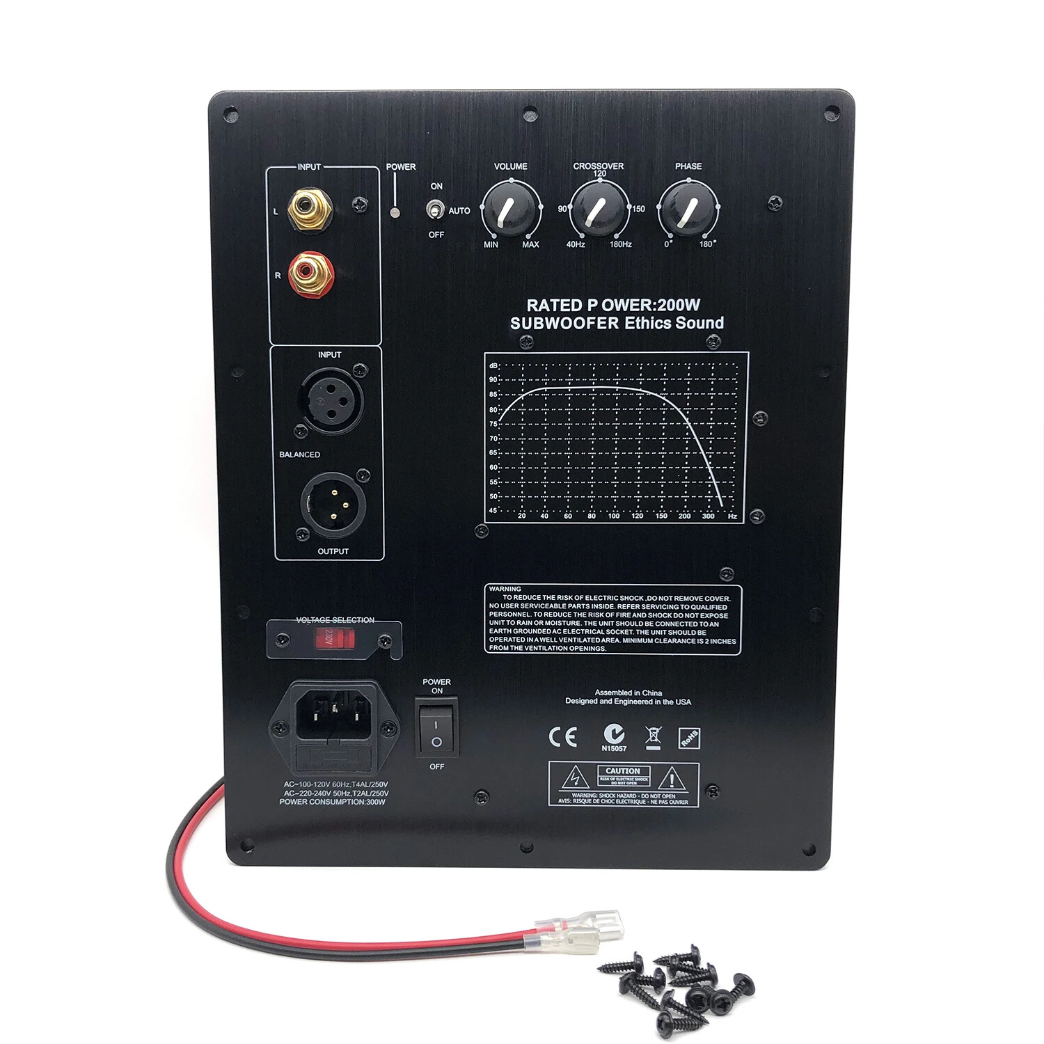 HIFI Heavy Duty Digital Active Subwoofer Amplifier Board Mono 200W Pure Bass New