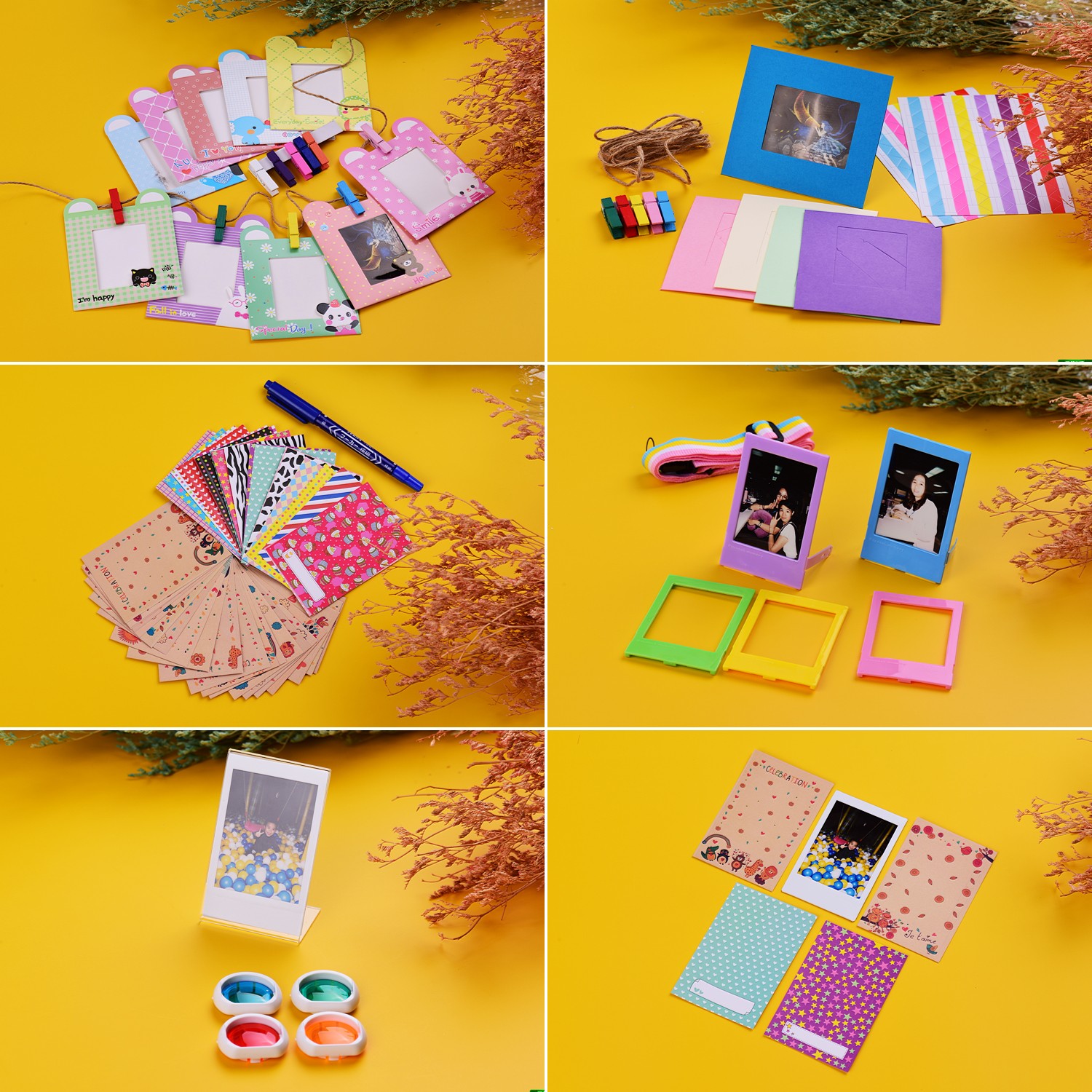 12-in-1 Instant Camera Accessories Bundle Kit Compatible With