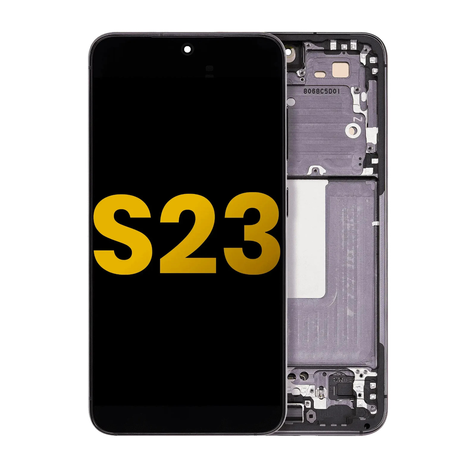 Original Samsung Galaxy S23 5G OLED Touchscreen Digitizer with Black Frame