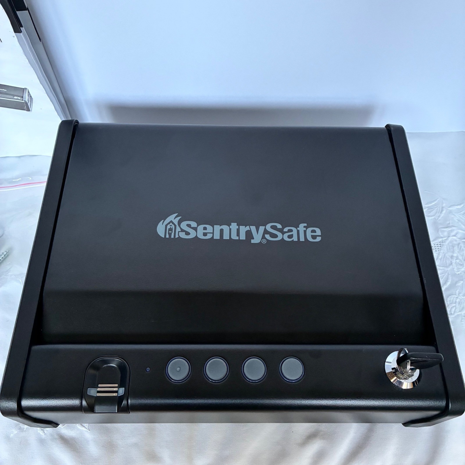 SentrySafe Quick Access Pistol Safe Biometric QAP1BE Digital Keypad Security