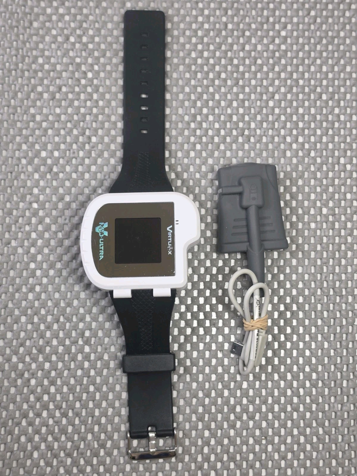Color Wristwatch Finger Pulse Oximeter CMS50I Virtu0x Used With Senser TESTED