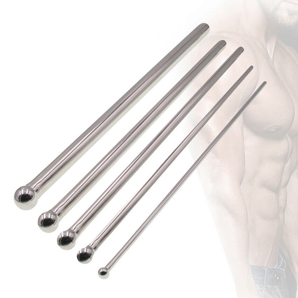 Stainless Steel Urethral Penis Plug Sound Dilator Metal Penis Stretcher Enhancer