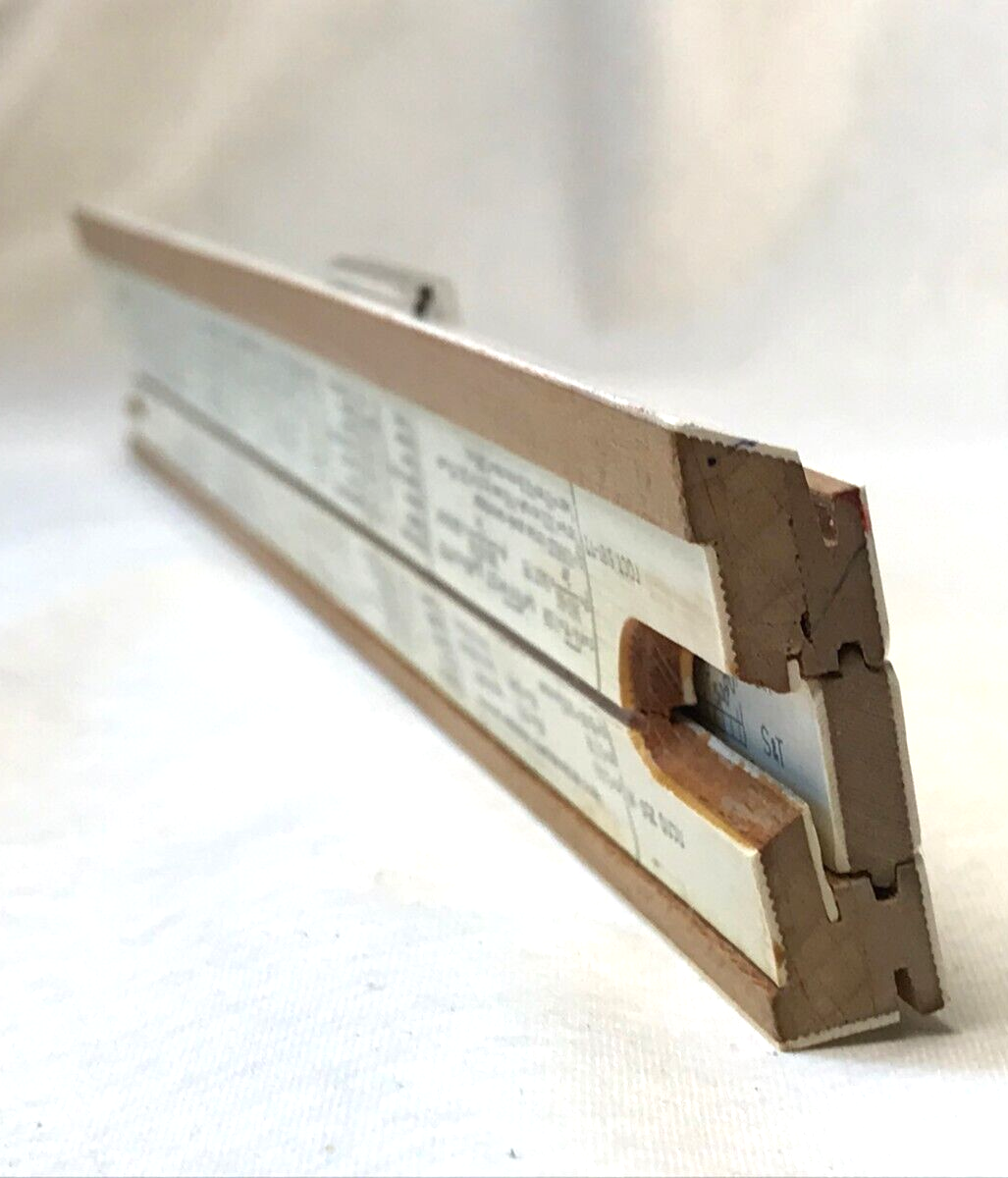 Vintage Soviet lagorithmic ruler 1974 USSR Сalculator Mathematical calculations