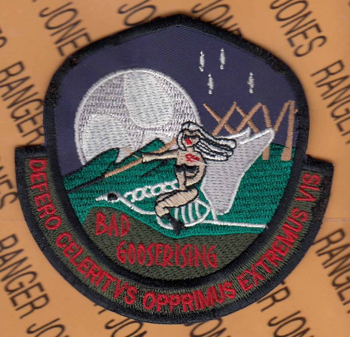USAF AFSOC 1st Special Operations Sq SOS Goose 26 Bad ~3.75" patch c/e