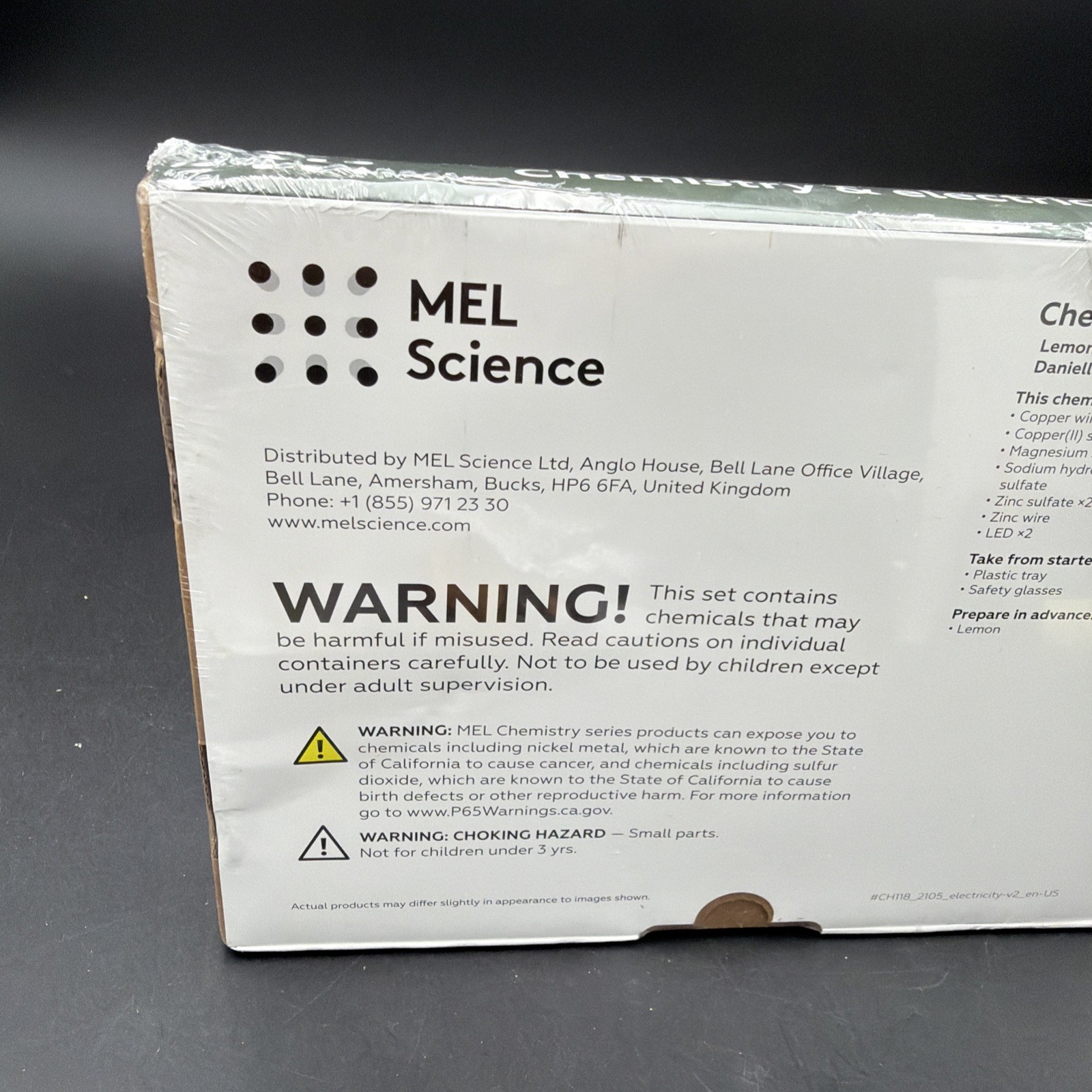 MEL Science Chemistry & Electricity Kit STEM Experiment 10+ - New