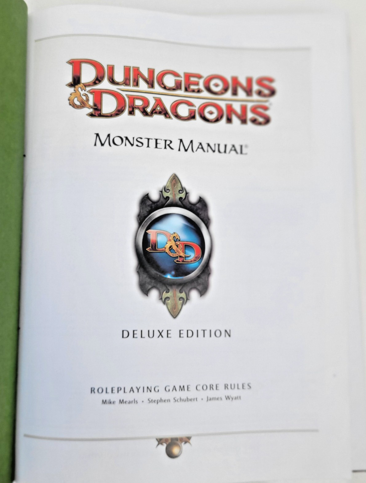 Deluxe Monster Manual. Dungeons & Dragons 4th Edition. EX