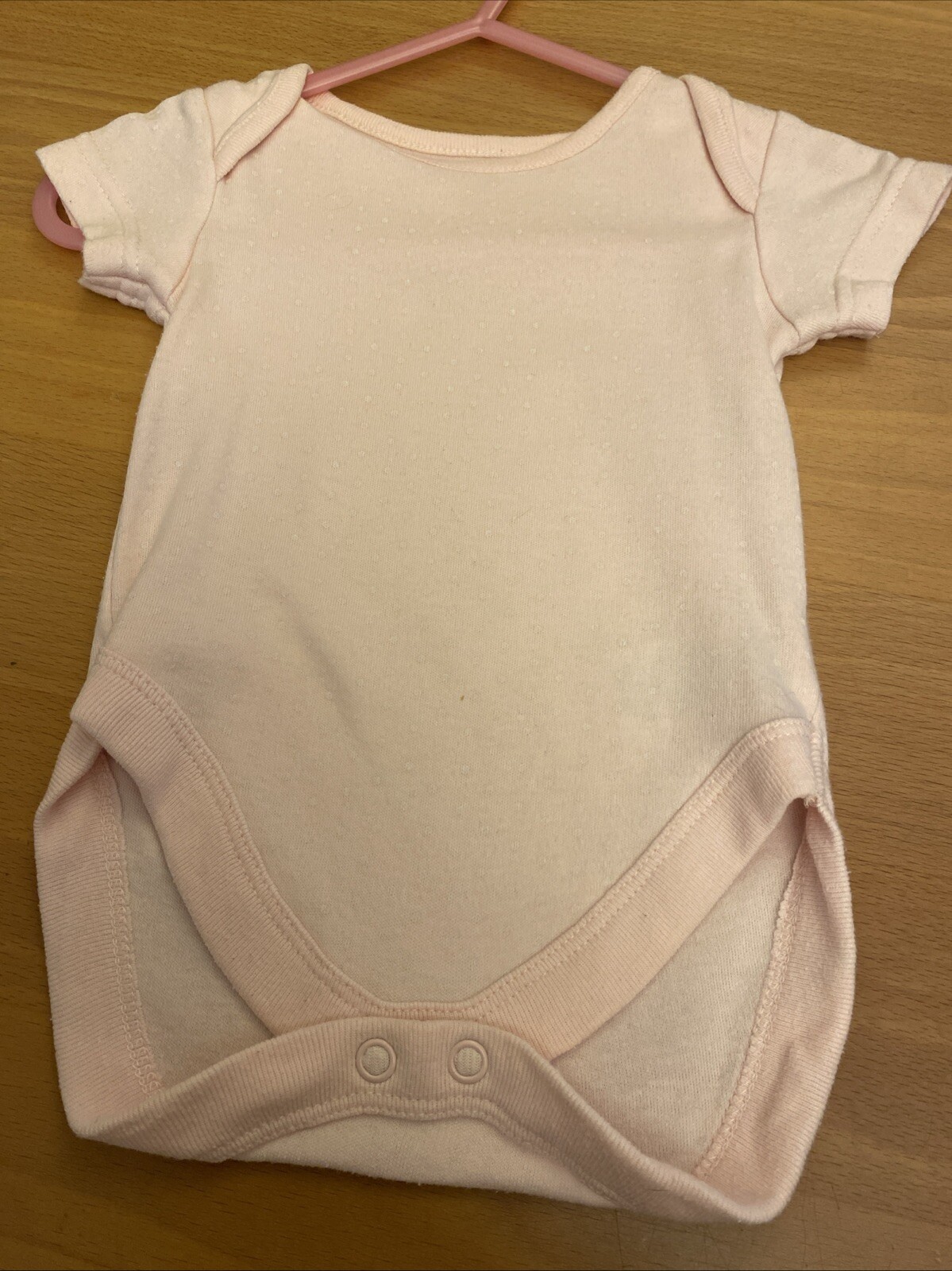 baby girls clothes Newborn 10lbs Next Pink Cotton White Spotted Popper Vest Top