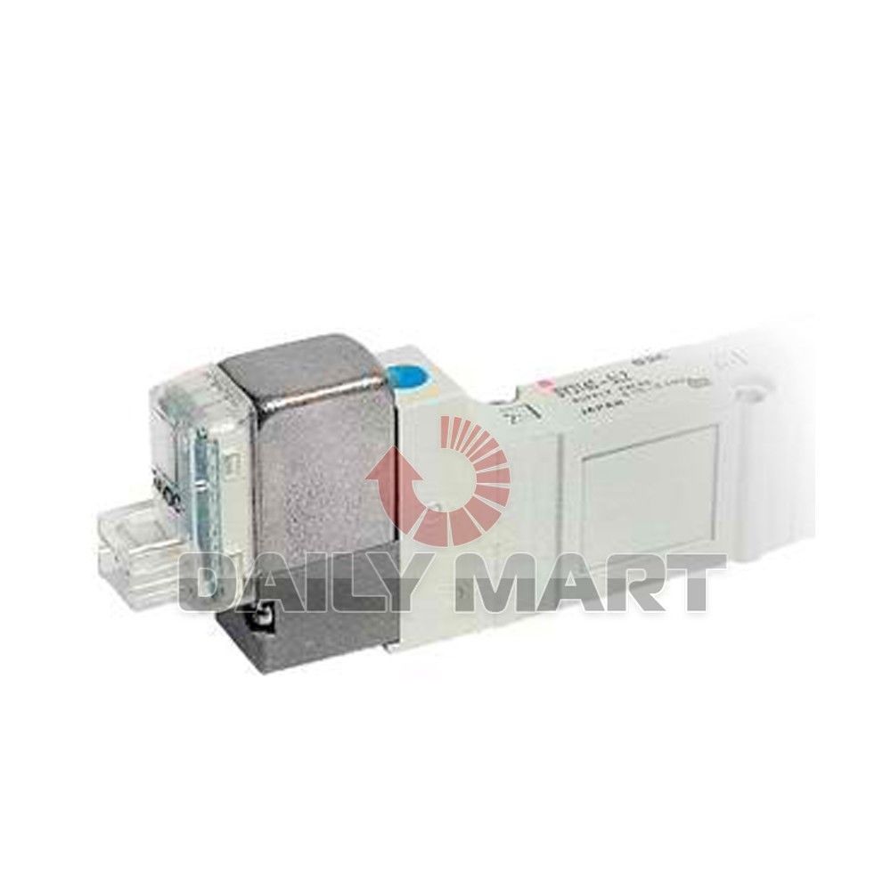 SMC NEW SY5120-5LOZ-01 5 Port Rubber Seal Solenoid Pneumatics Valve PLC