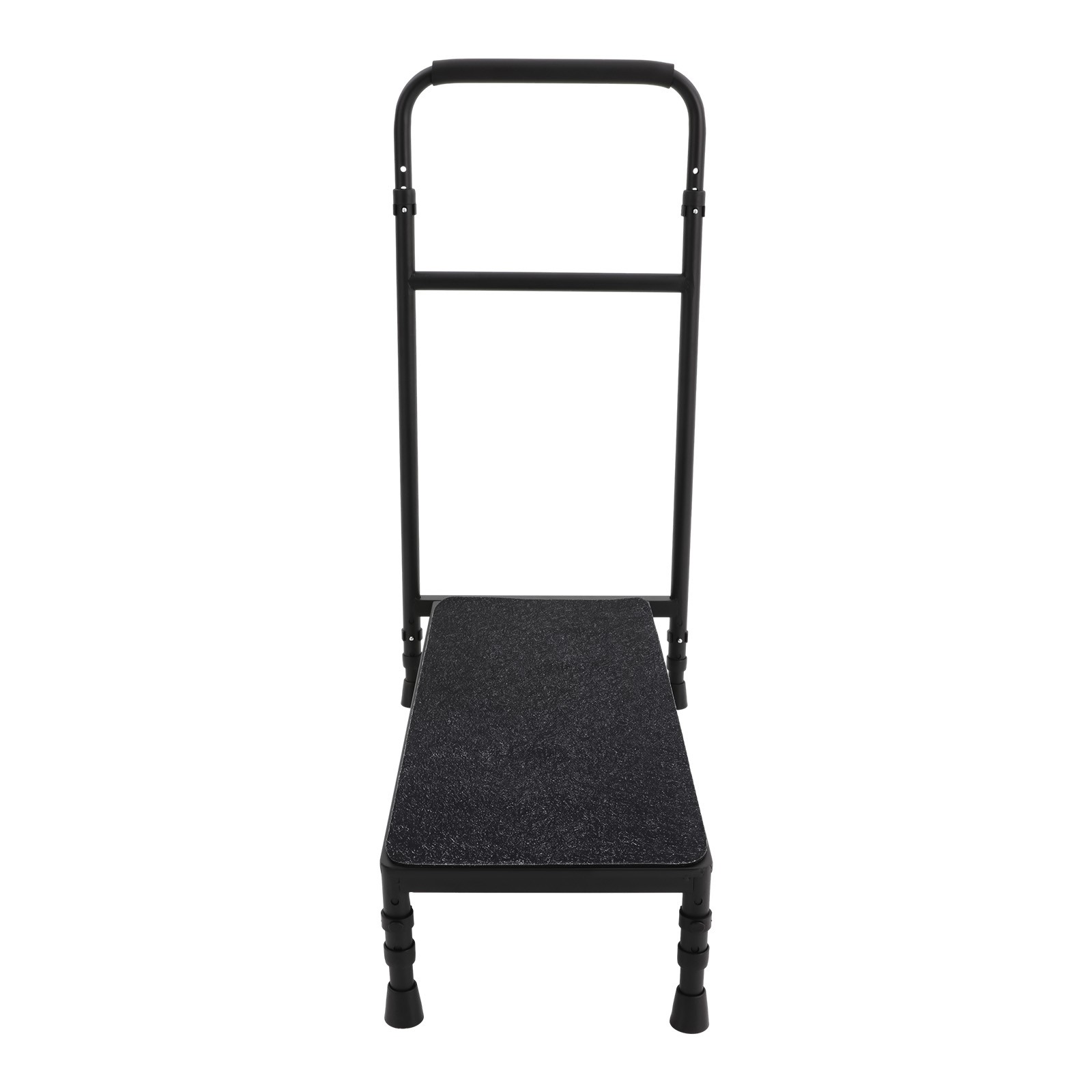 Heavy Duty Bed Step with Stable Assist Rail Bedside Step Stool Elderly Bed Step
