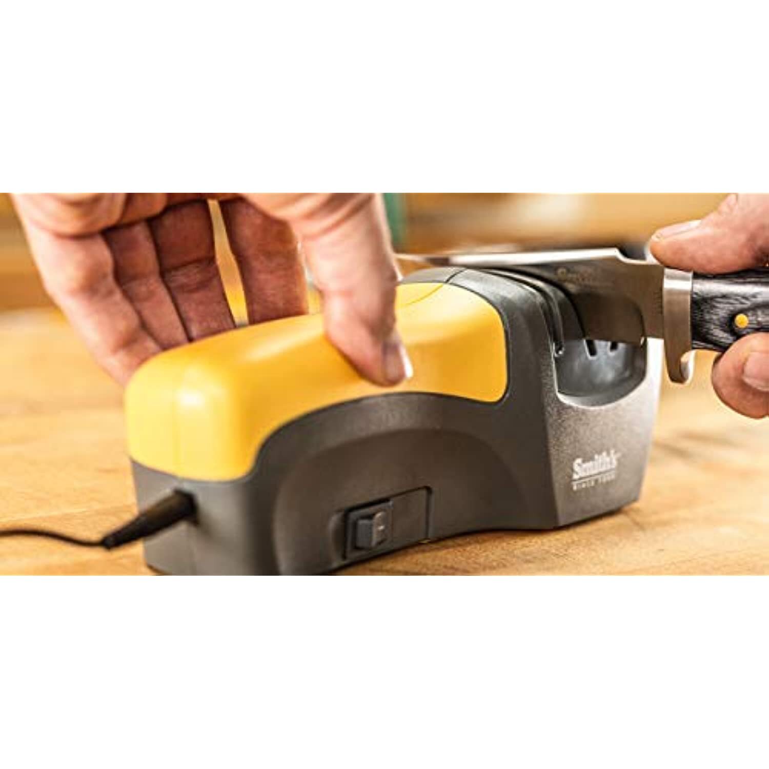 Smith's 50005 Edge Pro Compact Electric Knife Sharpener , Yellow