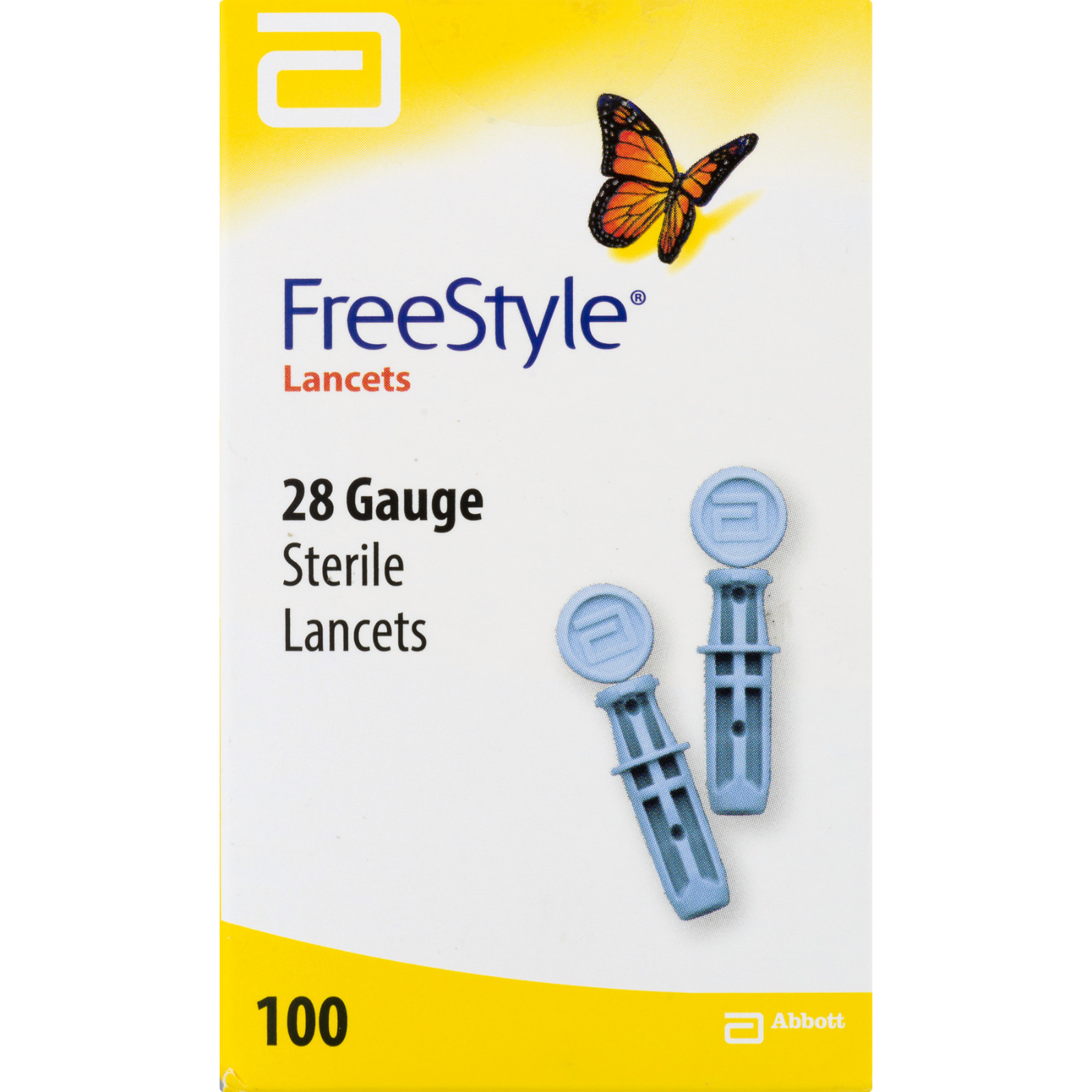 Brand New FreeStyle Lancets, 28 Gauge Sterile 100 Ct good until 2029/02-28