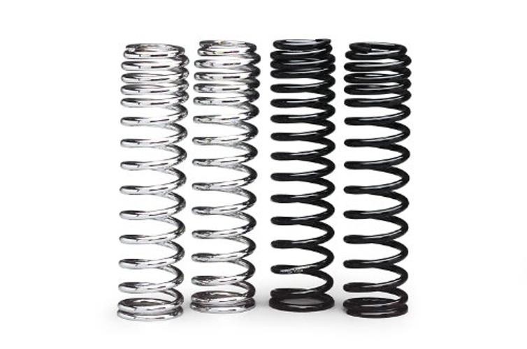 Progressive Suspension 03-1367C Chrome 9.37" Progressive Rate Spring - Pair