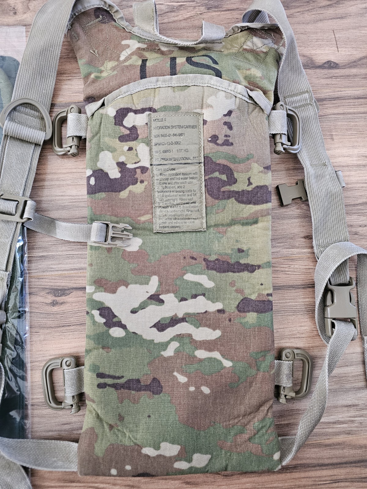 4 USGI OCP Camelbacks with New In plastic Bladders