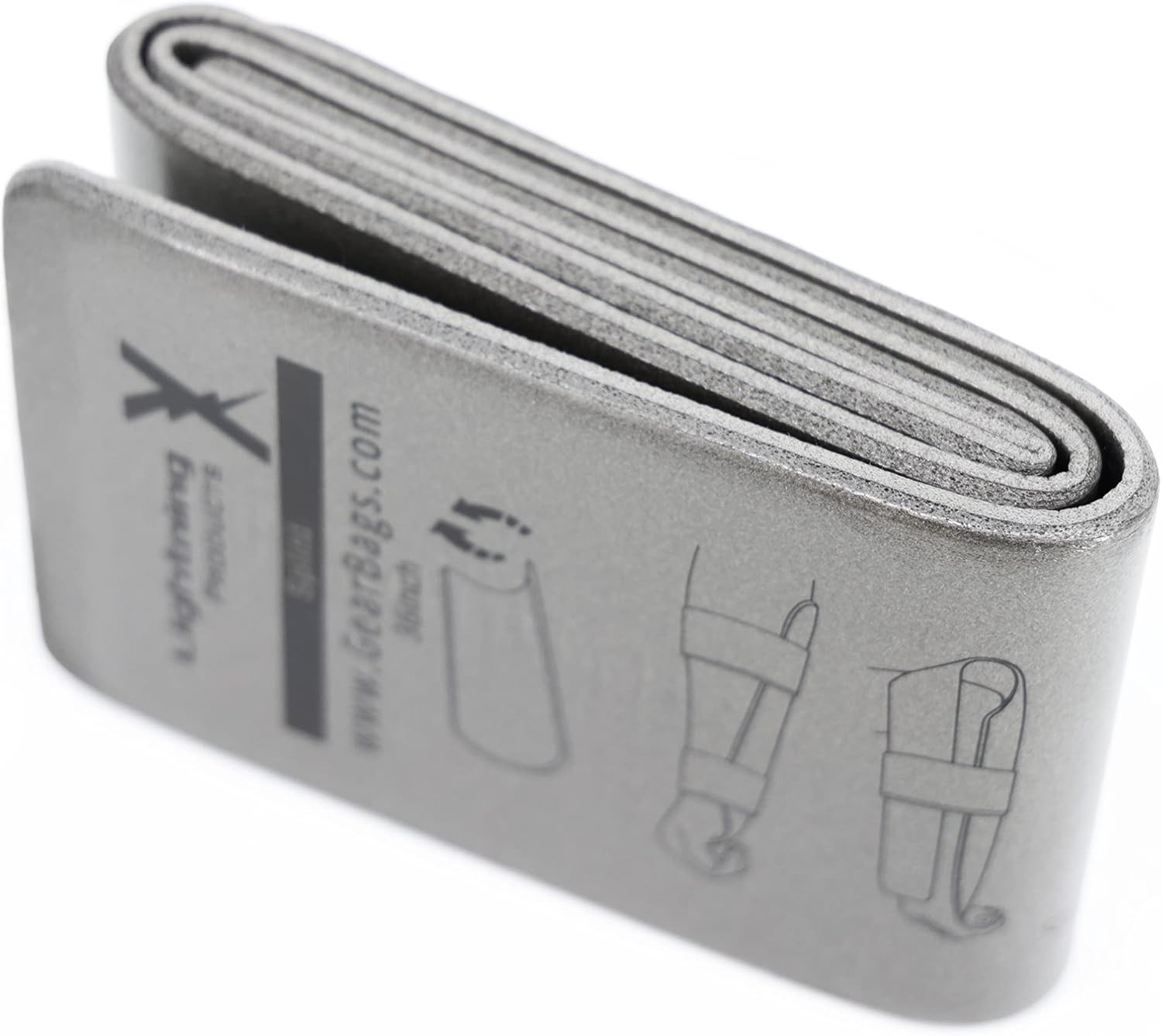 Universal Tactical Roll Splint Kit for First Aid - 6 Splints & Carry Bag