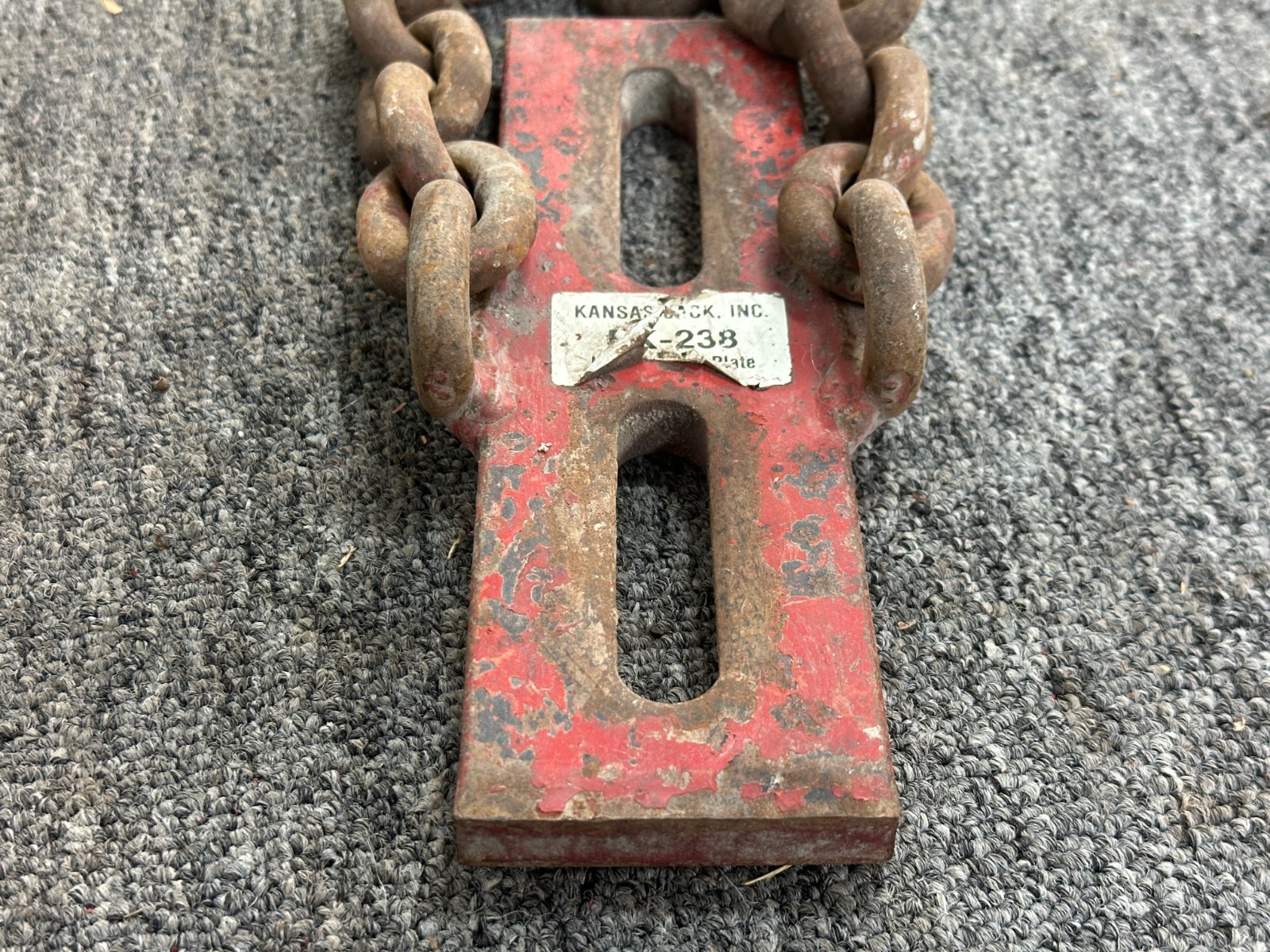 Kansas Jack Frame Rack HD Backing Plate Attachment Used