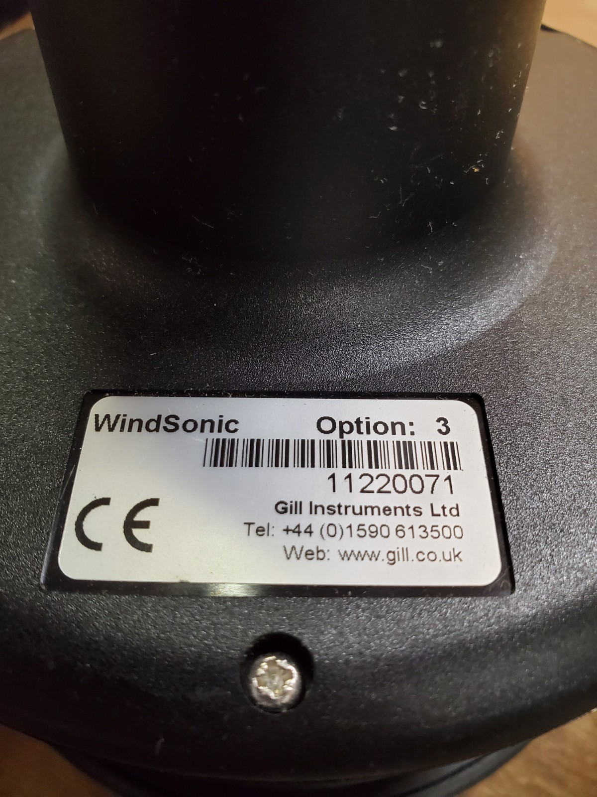 Gill Instruments Windsonic Option: 3 UltraSonic Anemometer Wind Sensor