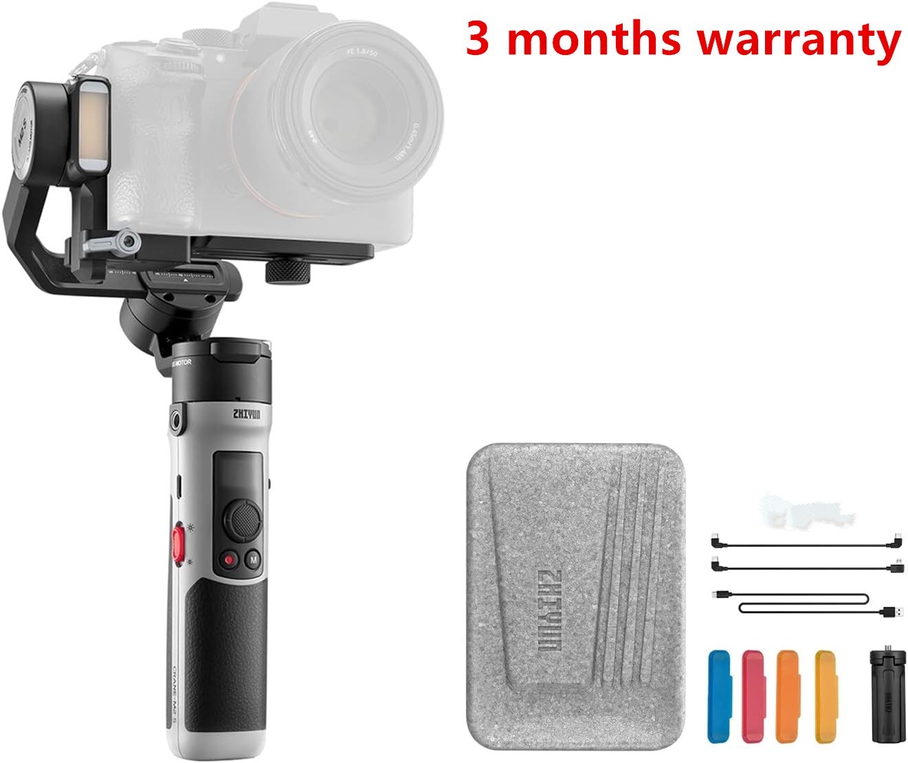 Zhiyun Crane M2S 3-Axis Gimbal Stabilizer For Mirrorless Camera Smartphone